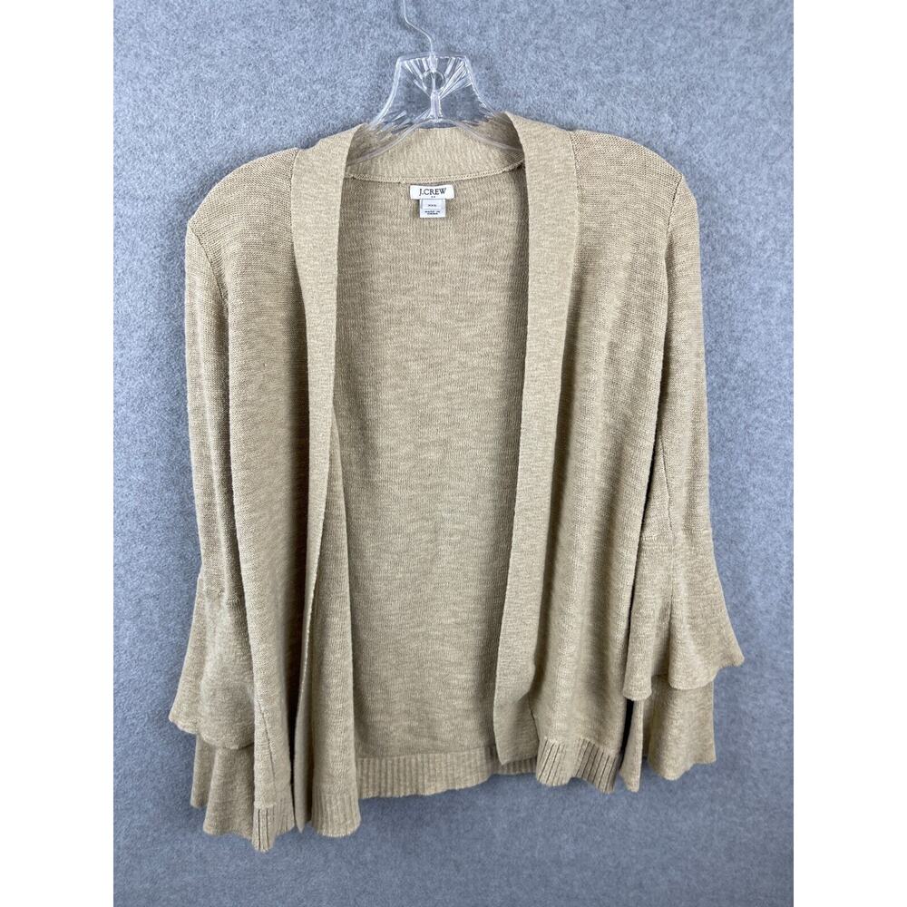 J Crew Sweater Wrap Women's‎ XS Brown Long Sleeve Career Workwear Preppy